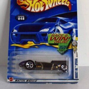 2002 Hot Wheels Rocket Oil Special Car First Editions #48 36/42 Purple 1:64 NEW!